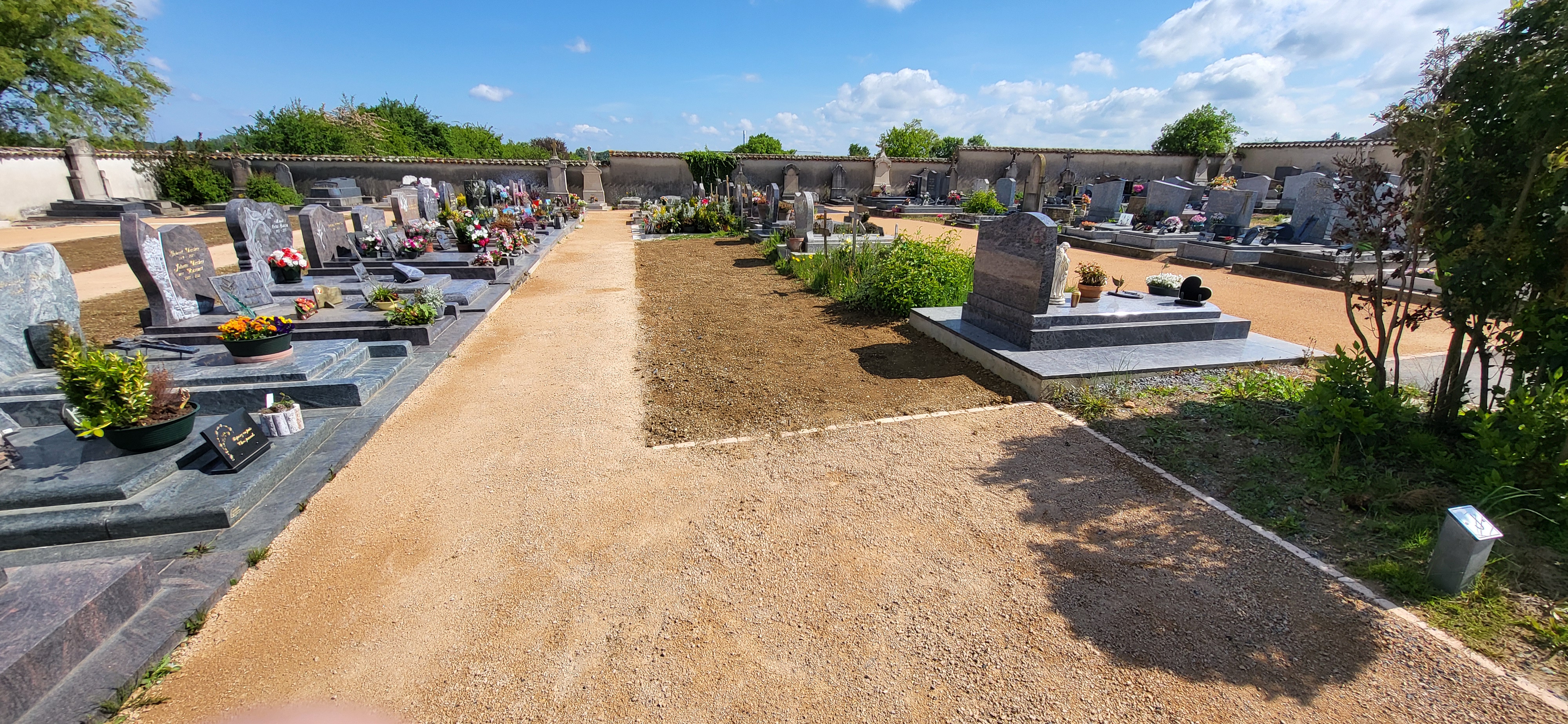 Allées cimetière